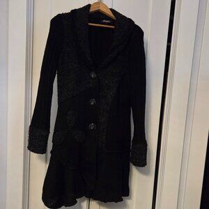 Papa Vancouver knee length sweater jacket cardigan